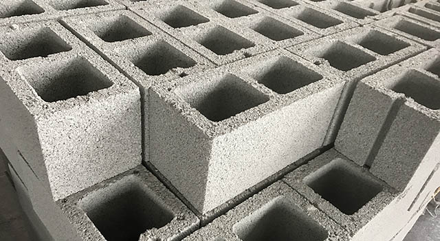 Shot of cinderblocks