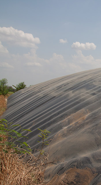 HDPE sheet biogas cover lagoon