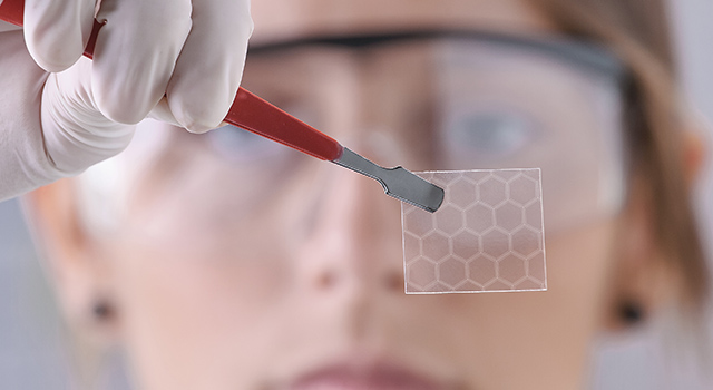 Transparent of graphene application.