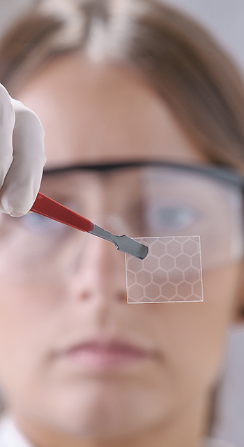 Transparent of graphene application.