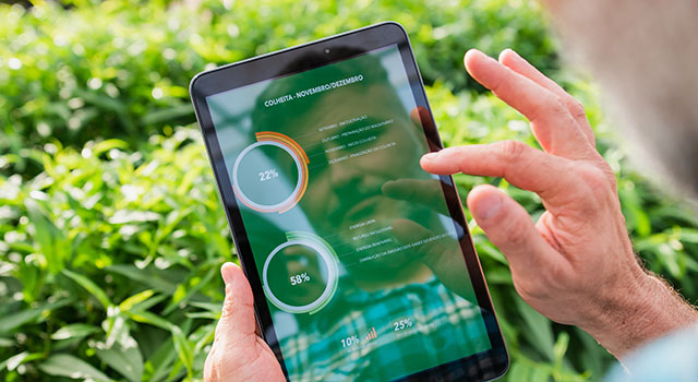 technology in the field - digital tablet