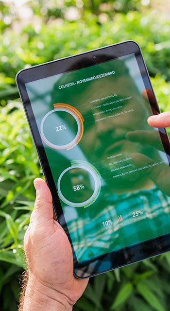 technology in the field - digital tablet