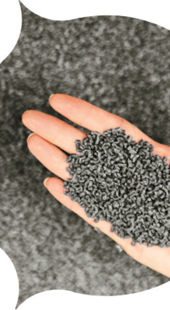 A biobased thermoplastic made from 100% unsorted landfill-destined waste